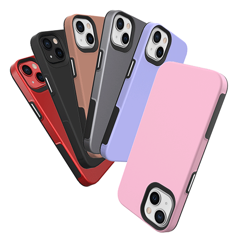 Militêr-grade beskerming Shockproof Protective Phone Case mei Kickstand