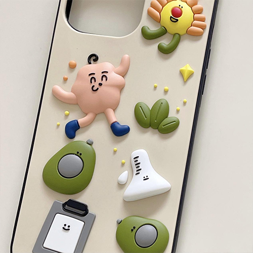 Trijedimensjonale Cartoon Mobile Phone Case